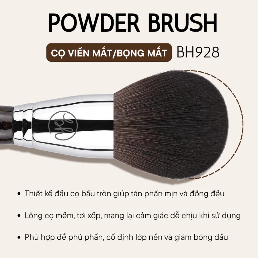  Cọ Phủ Phấn BH Cosmetics Powder Brush BH928